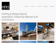 Tablet Screenshot of hfksarchitects.com